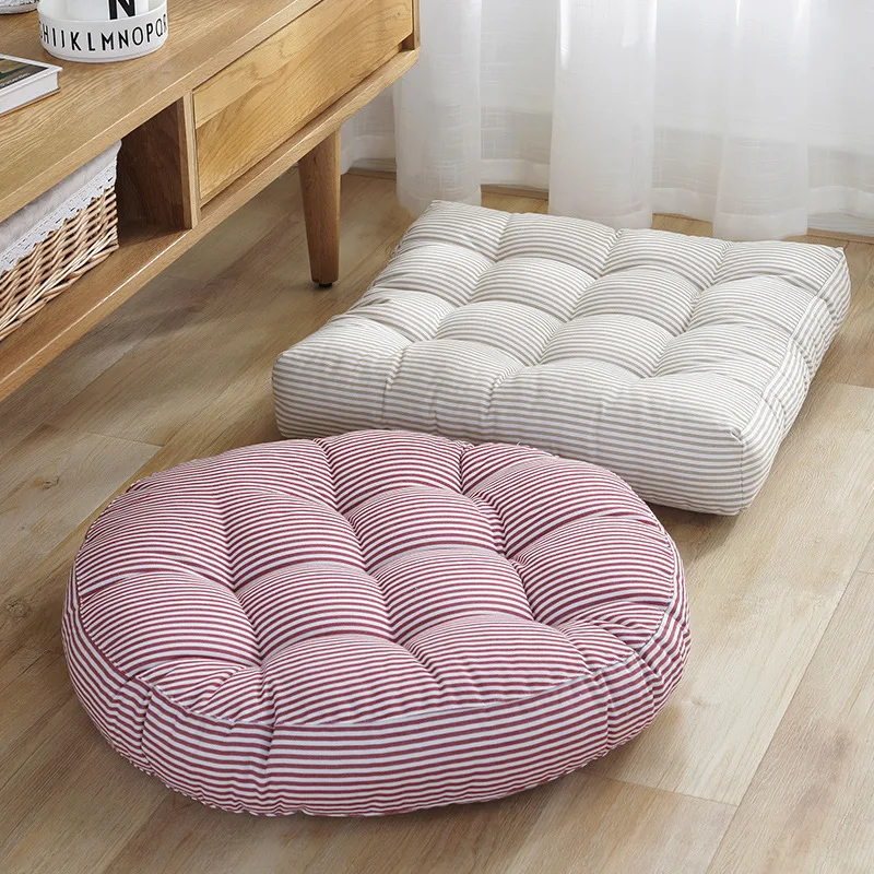 Meditation Cushion Zafu - 1 Pcs Round Soft Cushion Office