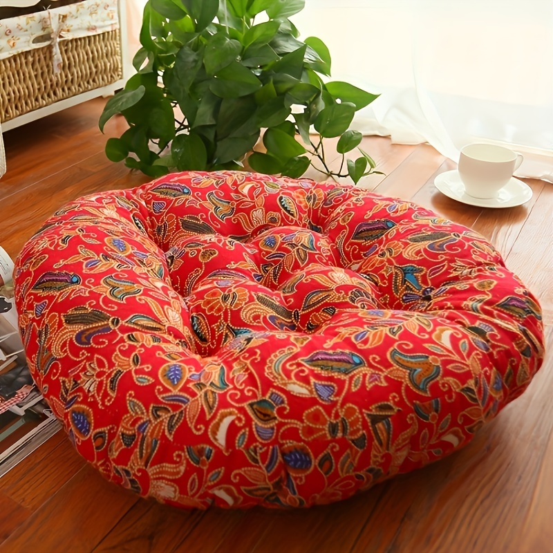 Round Floor Cushion Pillow Thi - Meditation Cushion Zafu ulasan dan harga