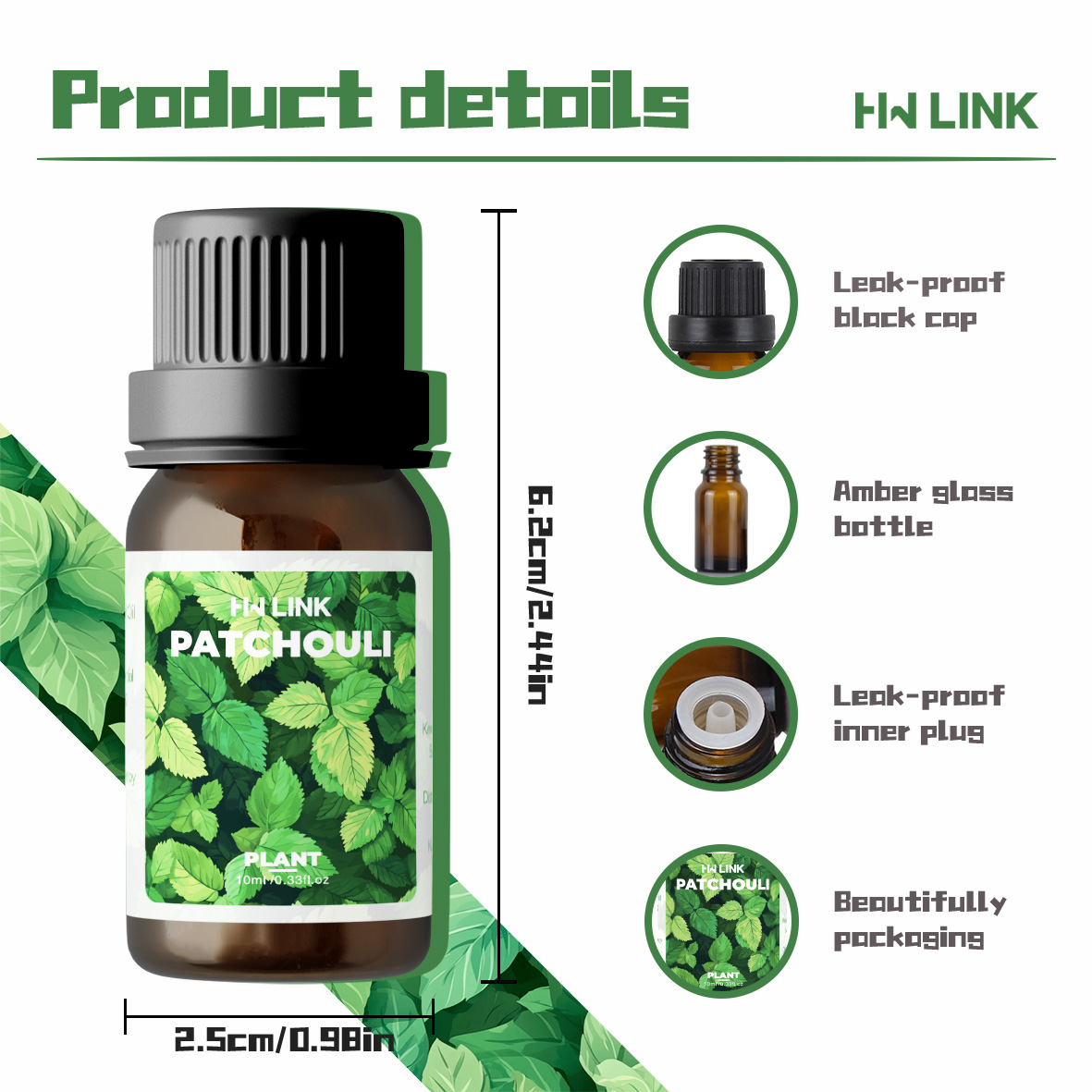 10ml Patchouli Essential Oils  - Aromatherapy Diffuser ulasan dan harga