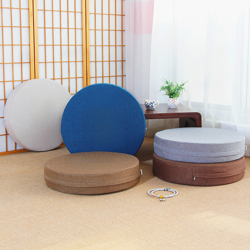 40x6cm Linen Tatami Meditation - Meditation Cushion Zafu ulasan dan harga