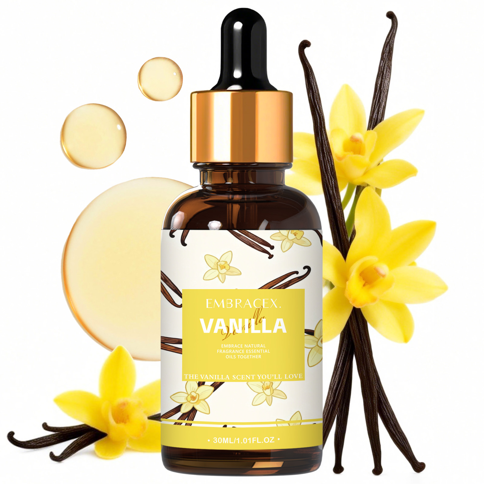 30ml Vanilla Essential Oil For - Aromatherapy Diffuser ulasan dan harga