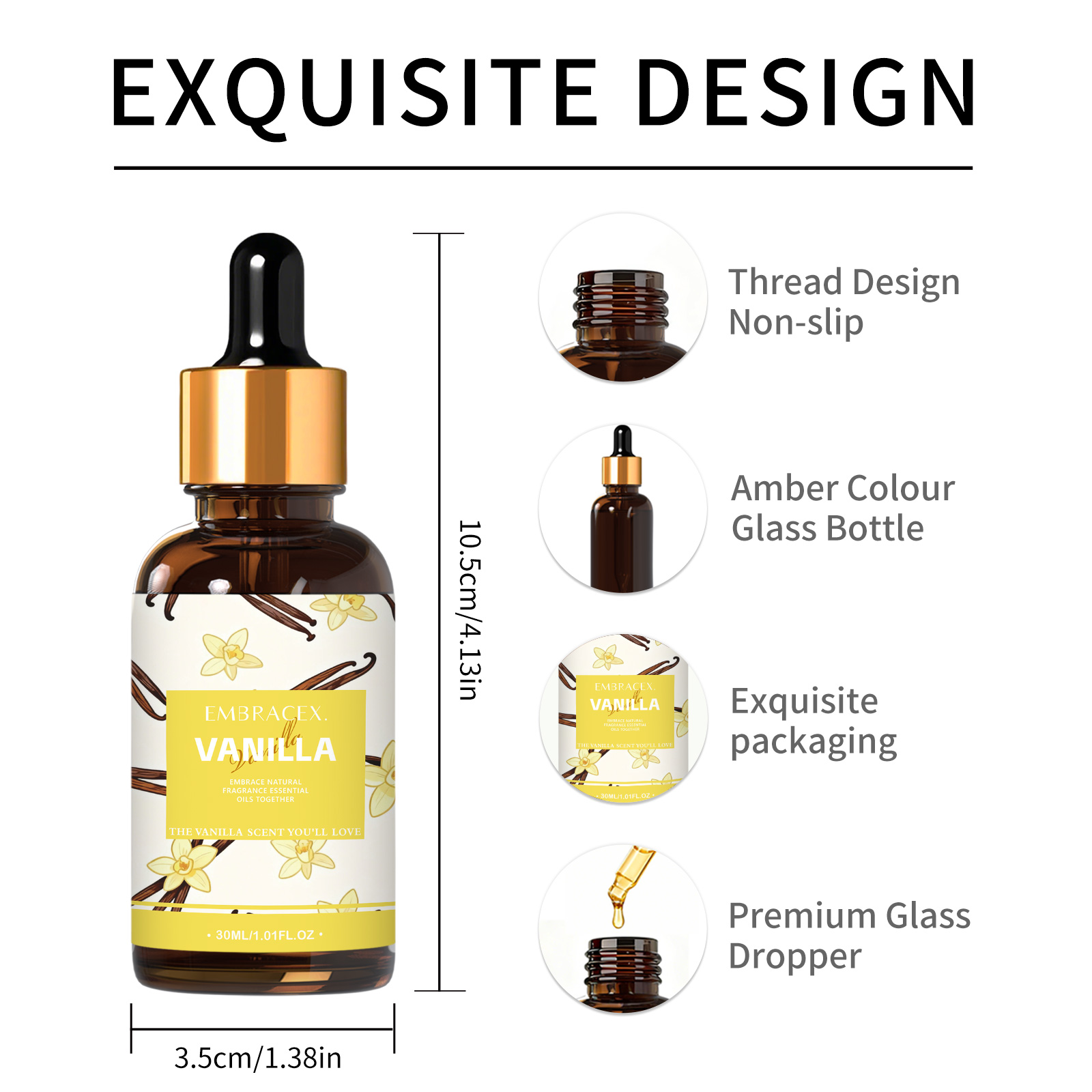 30ml Vanilla Essential Oil For - Aromatherapy Diffuser ulasan dan harga