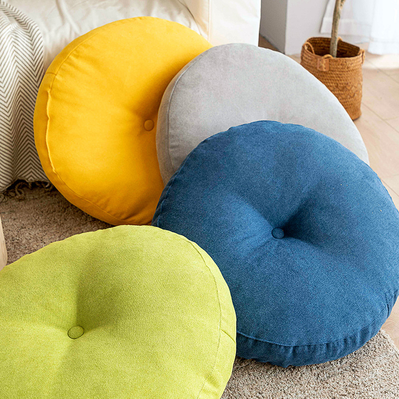 Round Floor Seat Pillow Solid  - Meditation Cushion Zafu ulasan dan harga