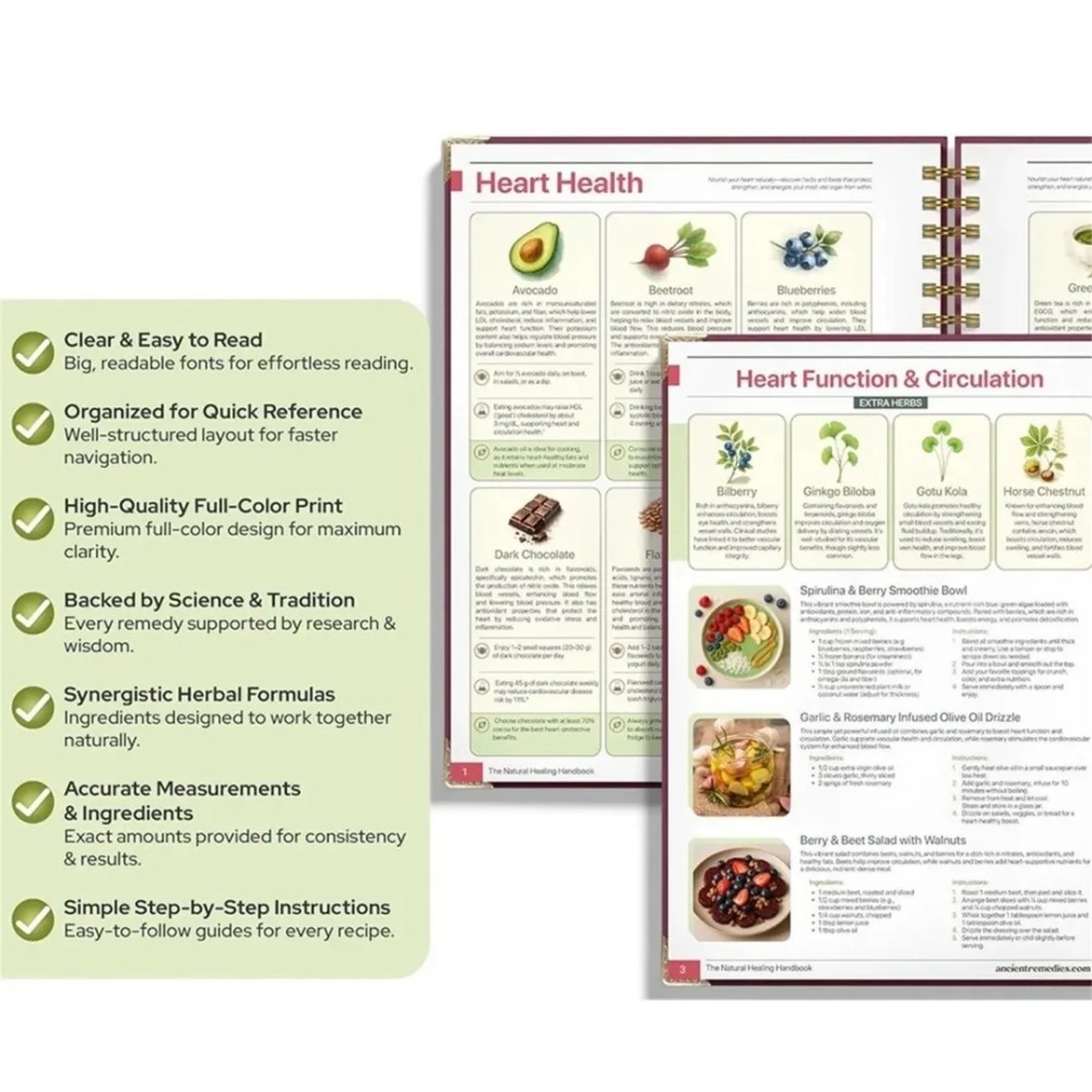 Natural Healing Handbook Spira - Holistic Health & Wellness ulasan dan harga