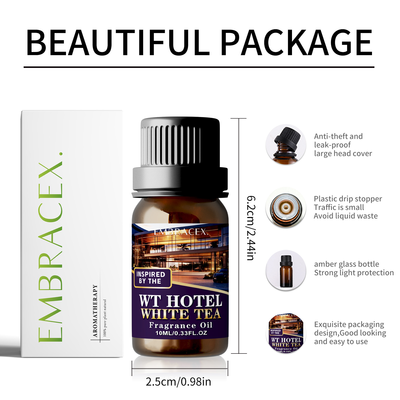 10ml Hotel White Tea Essential - Aromatherapy Diffuser ulasan dan harga
