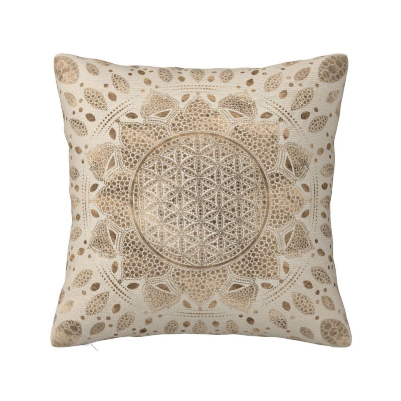Custom Flower Of Life In Lotus - Meditation Cushion Zafu ulasan dan harga