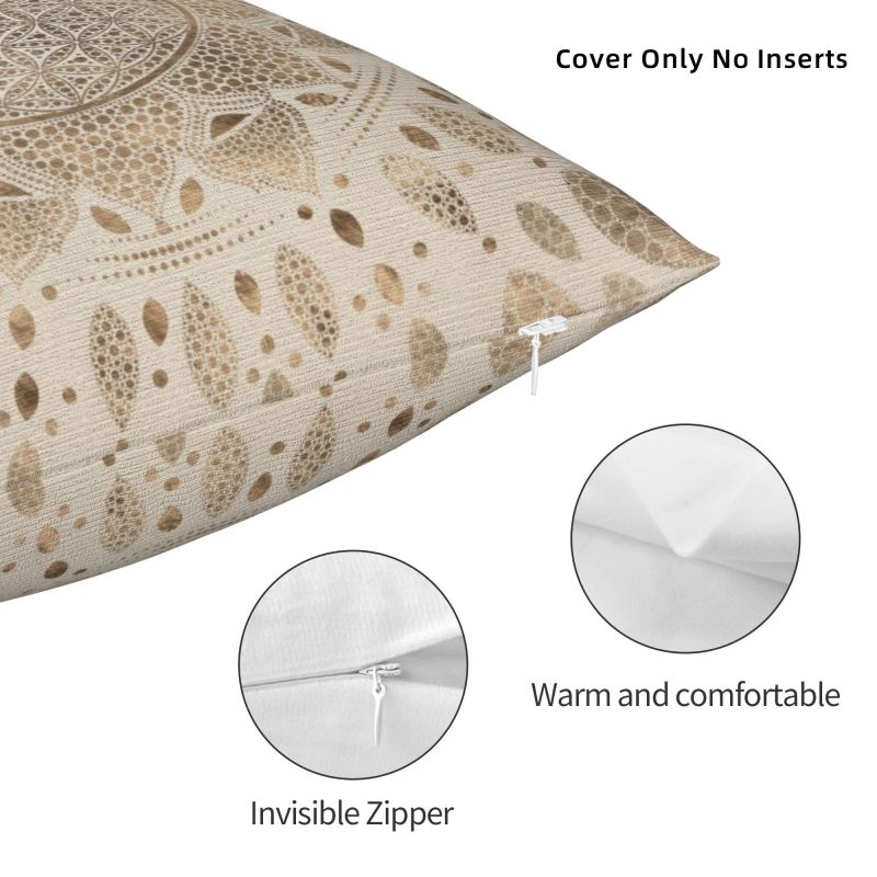 Custom Flower Of Life In Lotus - Meditation Cushion Zafu ulasan dan harga
