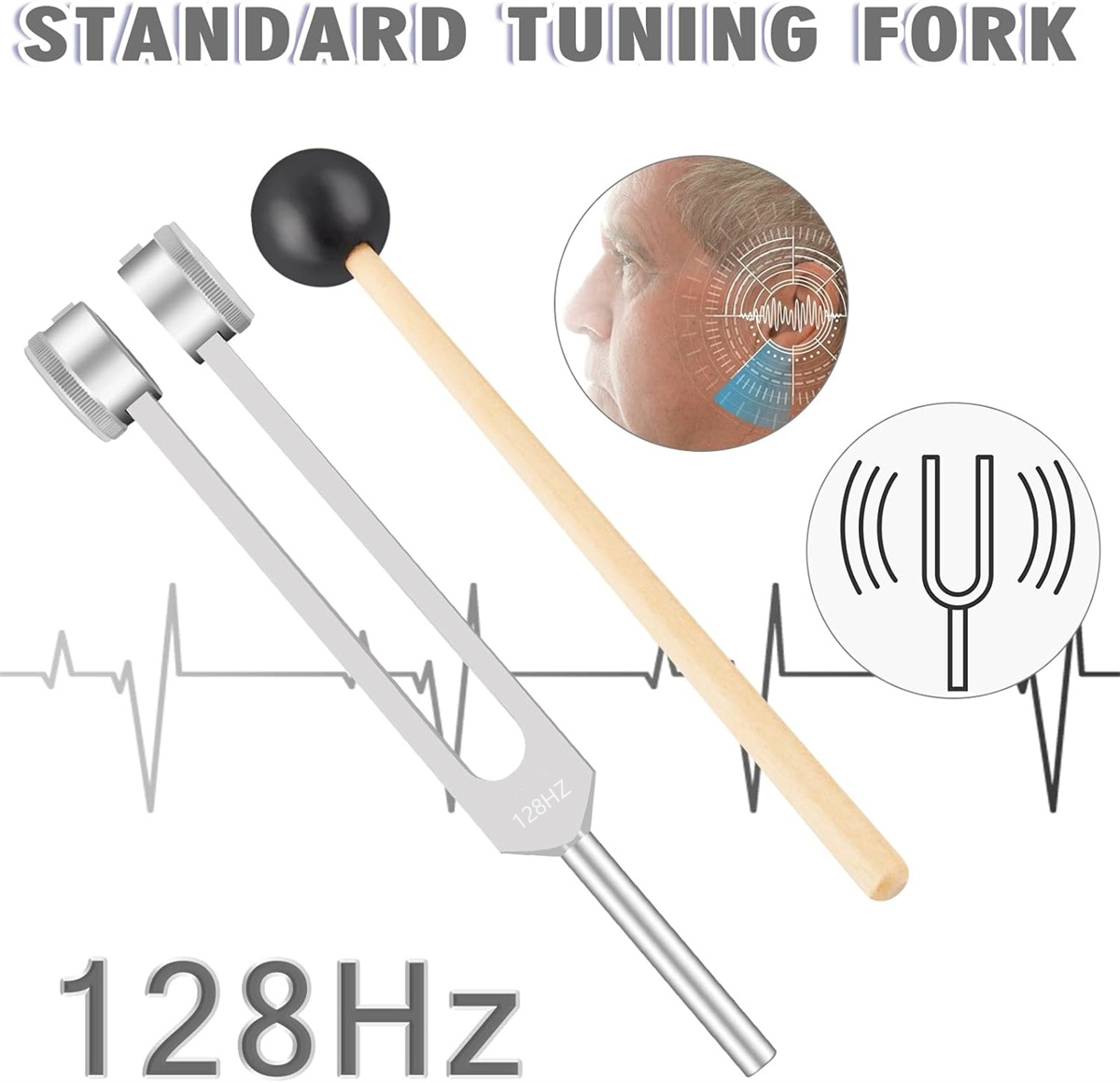 Miwayer 128Hz Tuning Fork: For - Holistic Health & Wellness ulasan dan harga