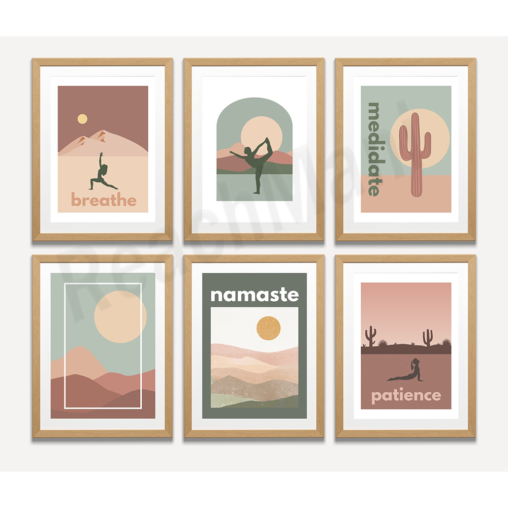 Safe Space Mindfulness Poster  - Health Wellness Poster ulasan dan harga