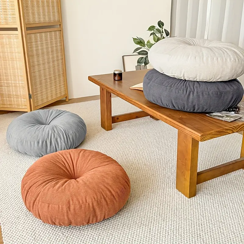 Modern Style Thick  Corduroy U - Meditation Cushion Zafu ulasan dan harga
