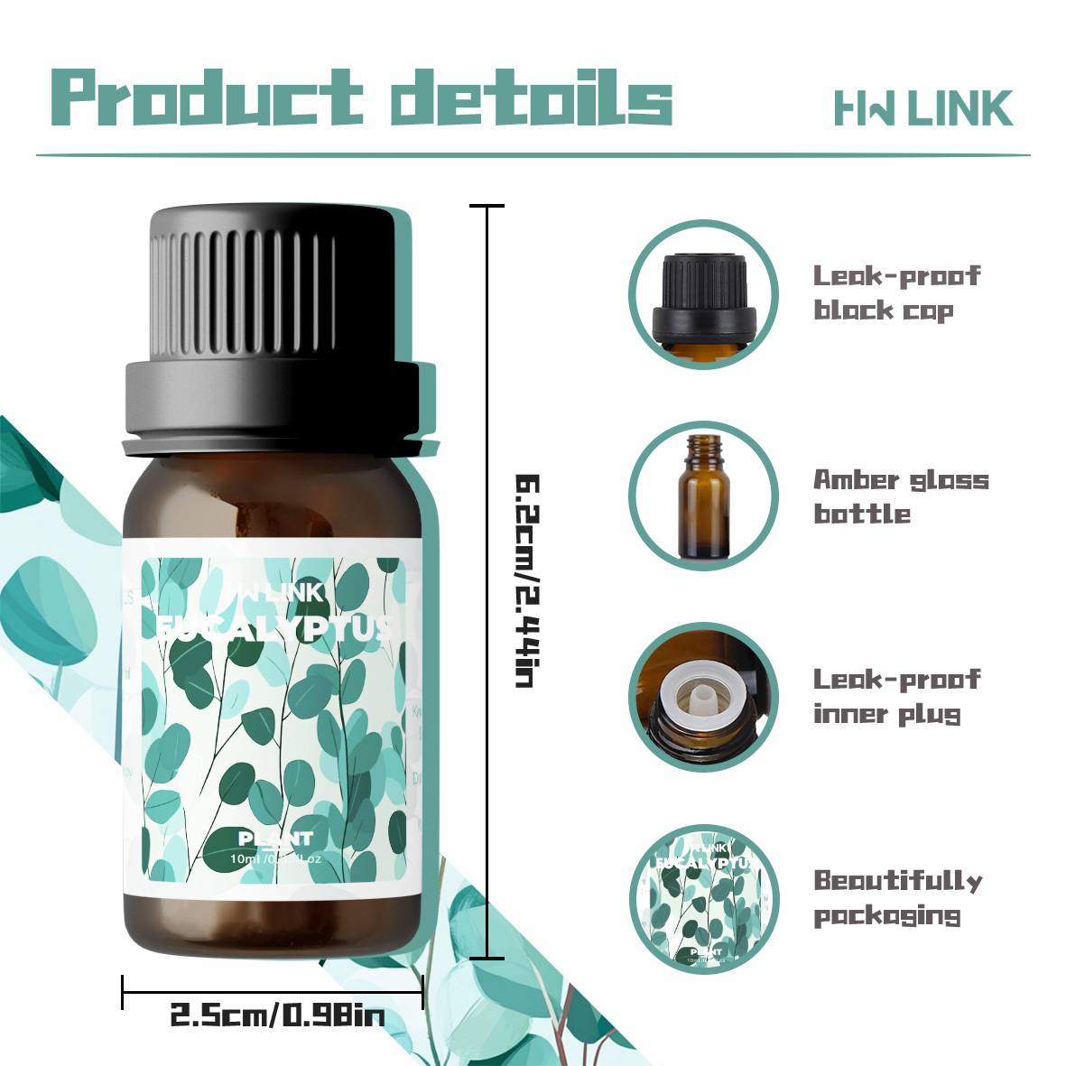 Eucalyptus Essential Oils 10ml - Aromatherapy Diffuser ulasan dan harga