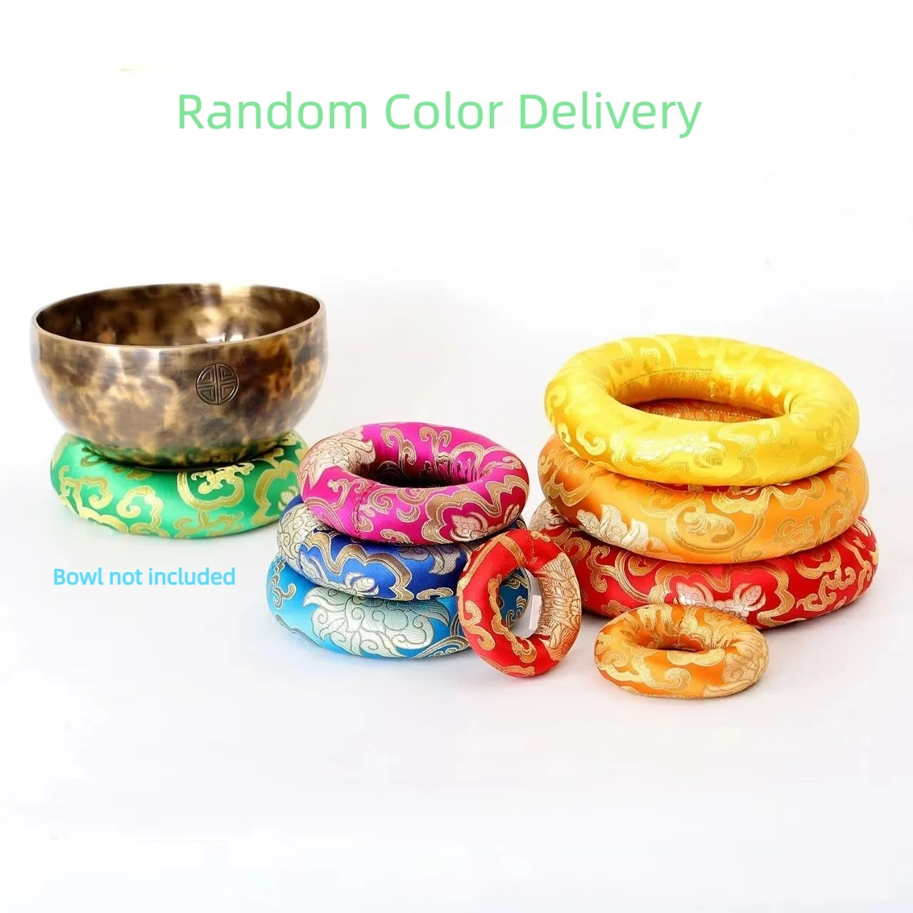 1 Pc Silk Brocade Cushion Pill - Meditation Cushion Zafu ulasan dan harga