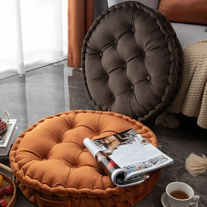 60x60cm Nordic Plain Velvet Ta - Meditation Cushion Zafu ulasan dan harga