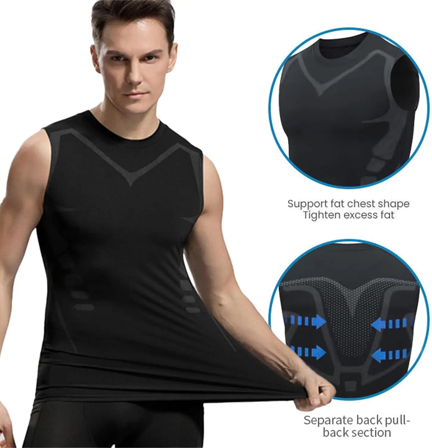 New Mans Compression Tank Top  - Health Wellness And Fitness ulasan dan harga